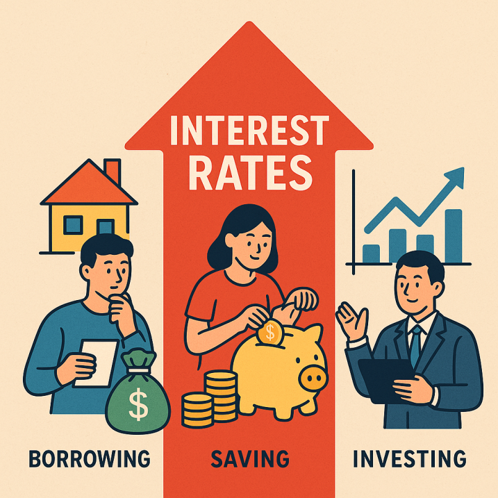 20250519_0351_Interest Rates Impact_simple_compose_01jvjf5nzyeeyrfpd5bdxjde16